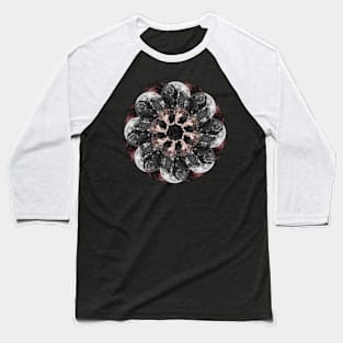 Halloween mandala Baseball T-Shirt